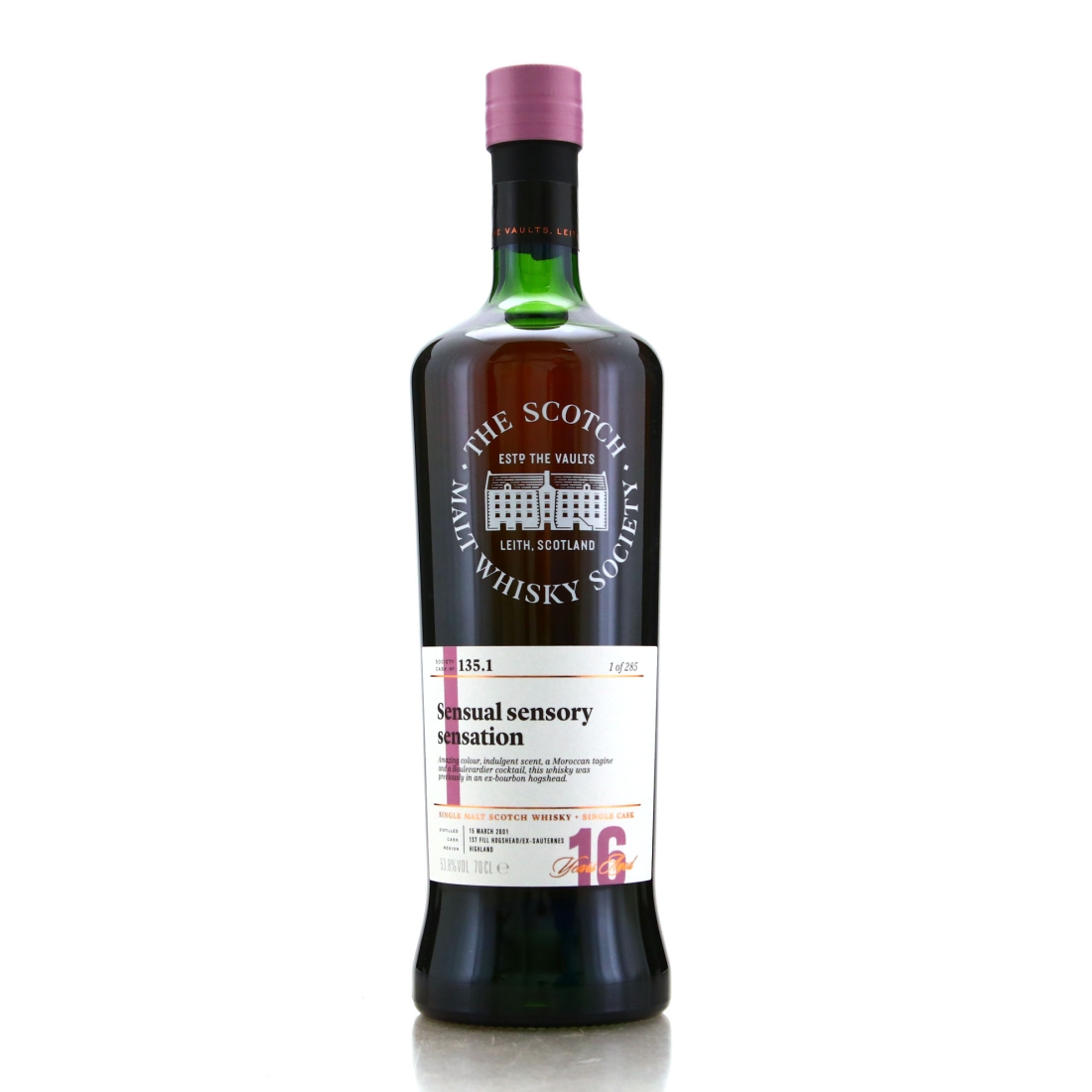 Inchmoan 2001 SMWS 16 Year Old 135.1