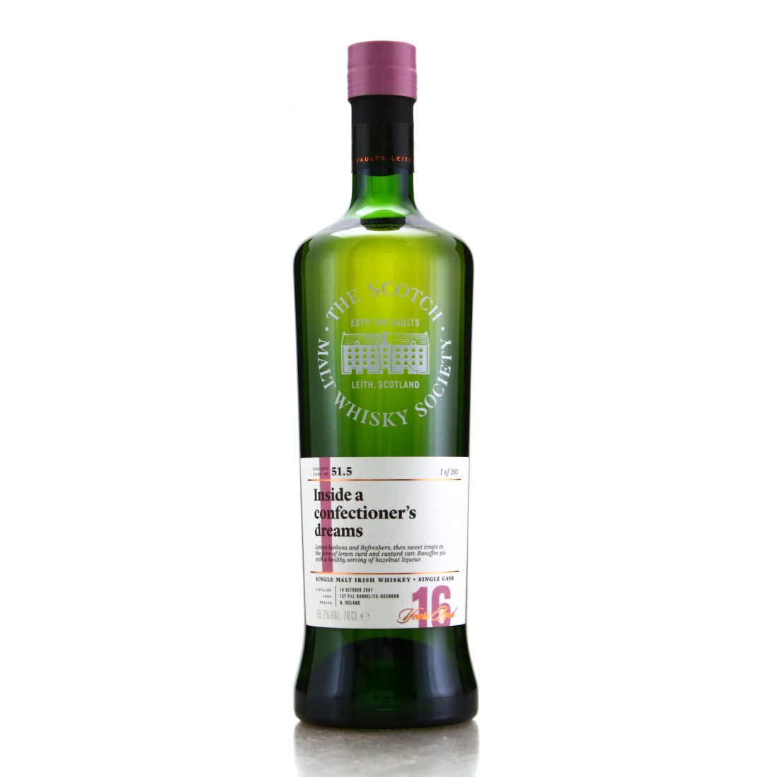 Bushmills 2001 SMWS 16 Year Old 51.5