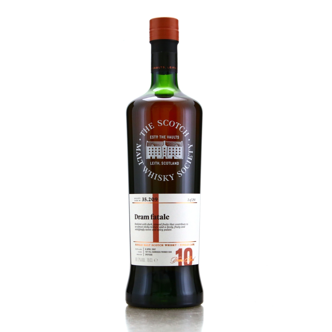 Glen Moray 2007 SMWS 10 Year Old 35.209