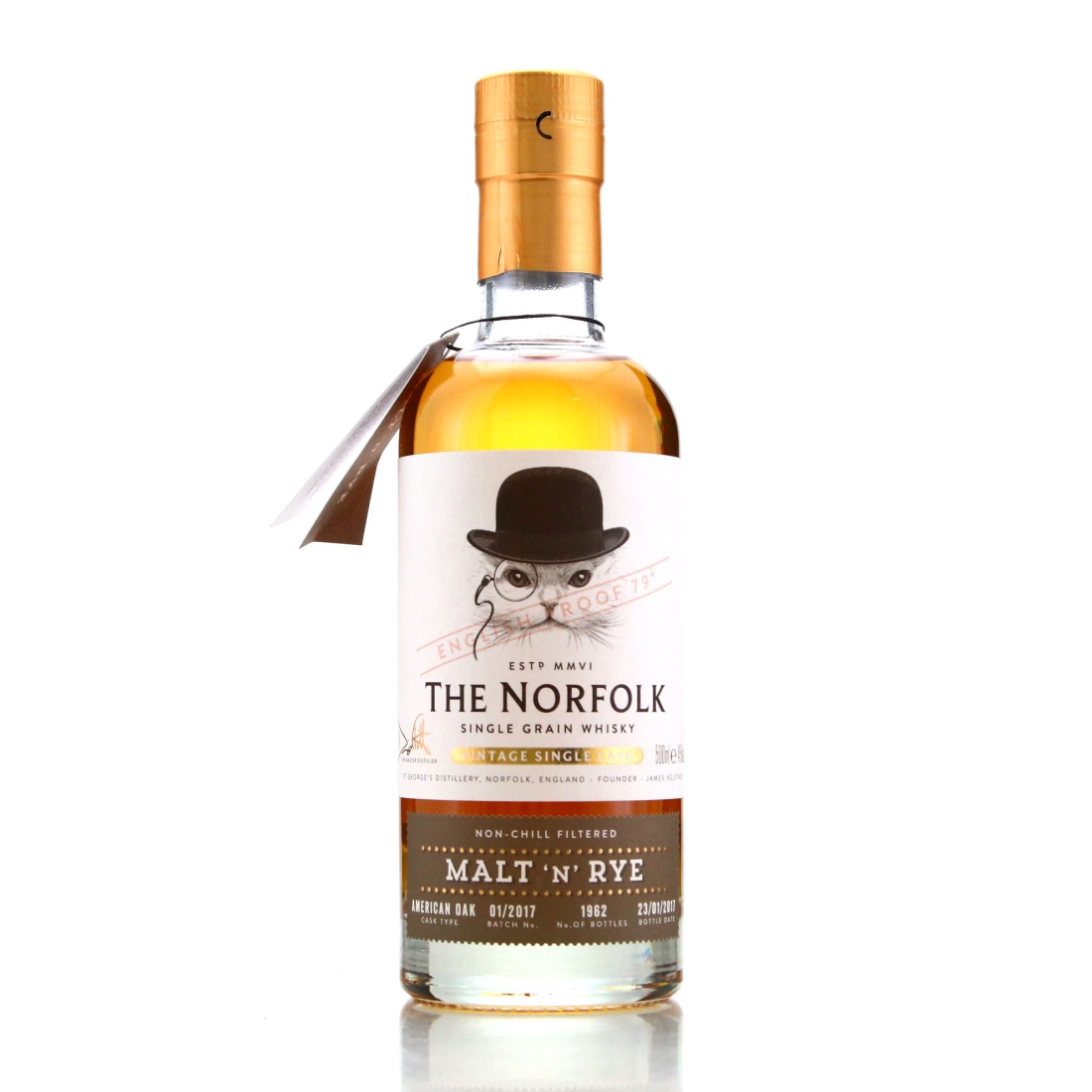 The Norfolk Malt n Rye Batch #01/2017 50cl
