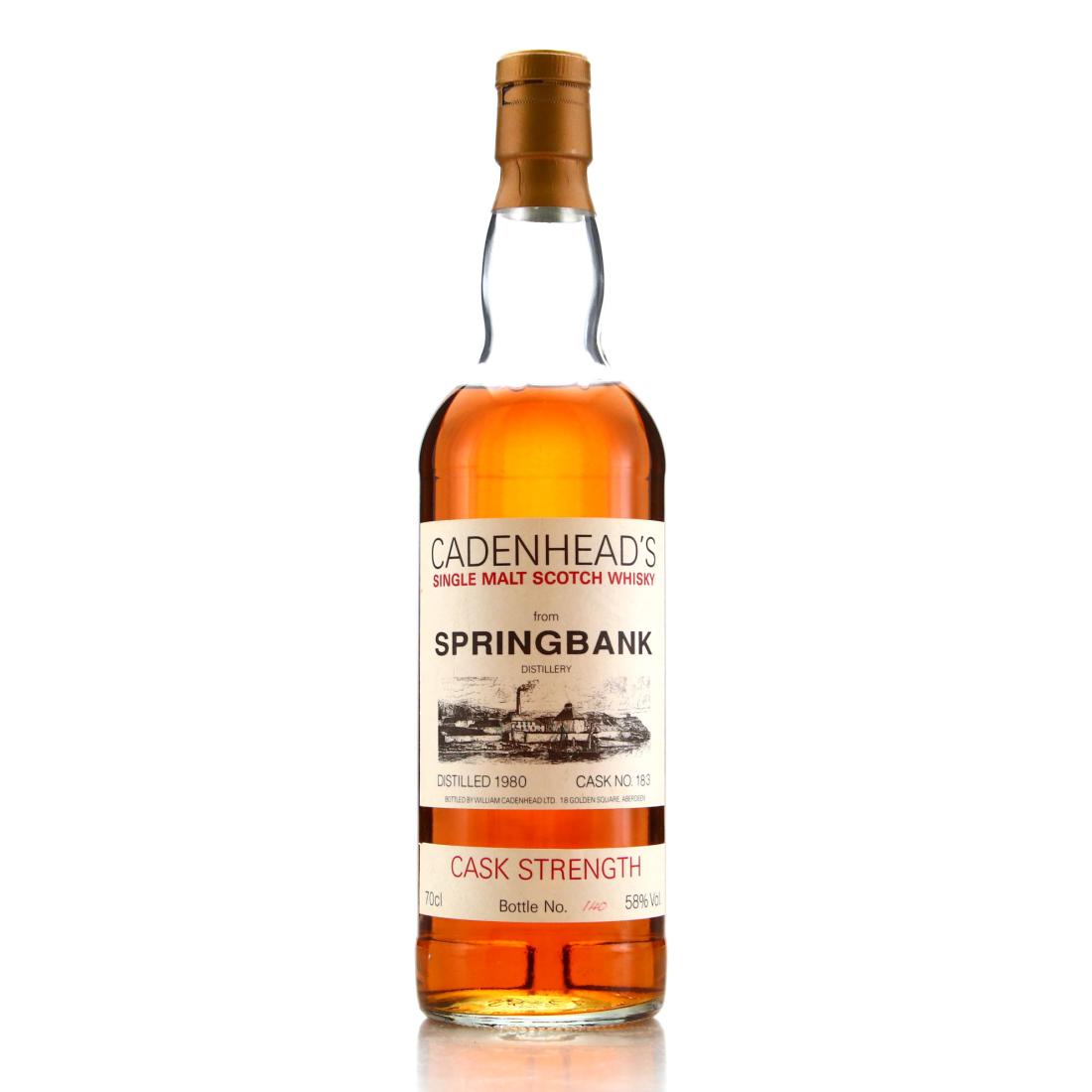 Springbank 1980 Cadenhead's Single Cask #183