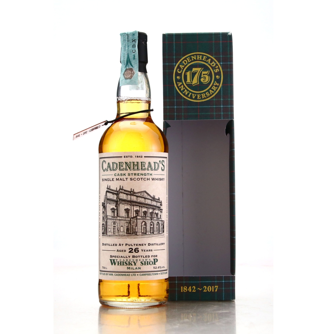 Old Pulteney 1990 Cadenhead's 26 Year Old / Milan Shop