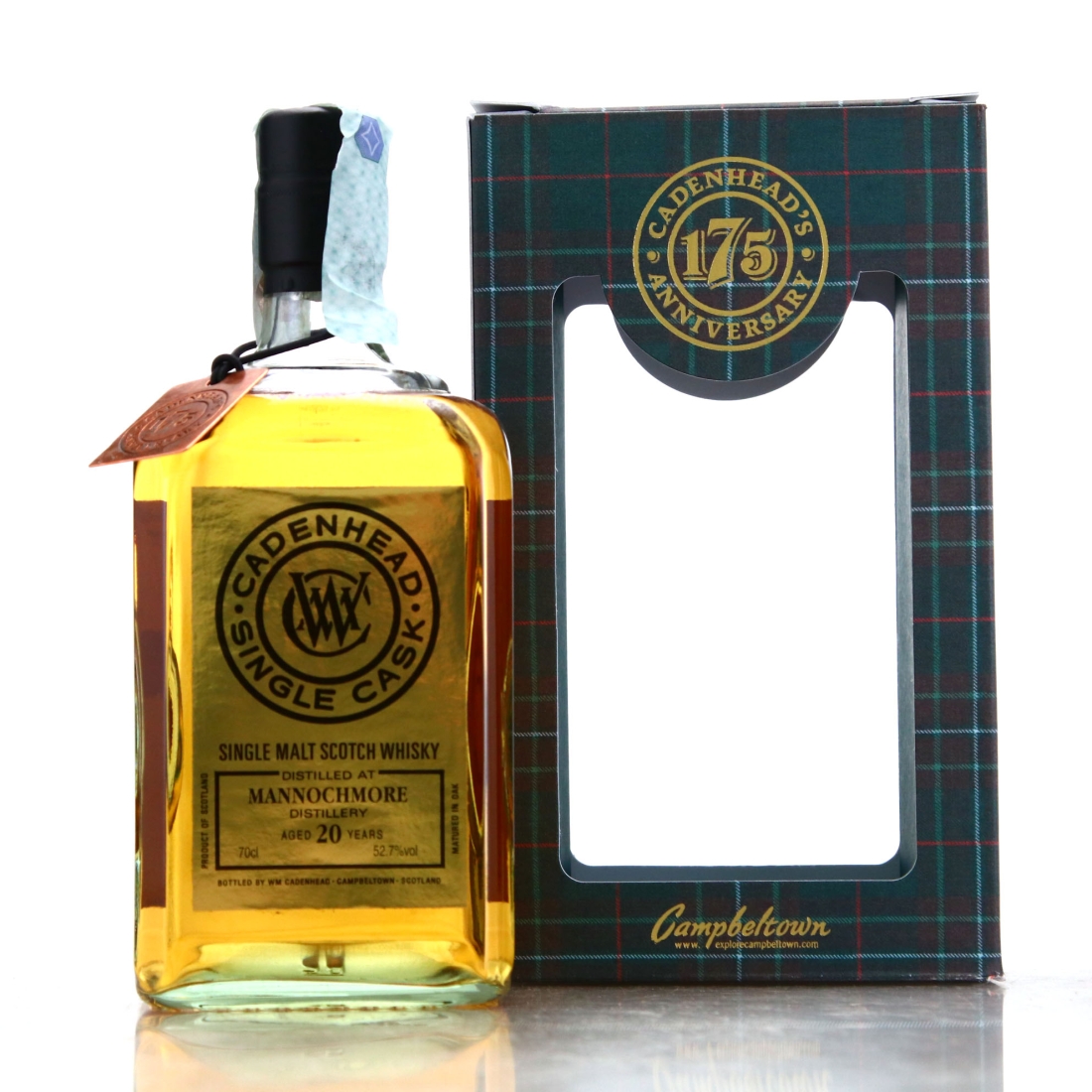 Mannochmore 1997 Cadenhead's 20 Year Old / 175th Anniversary