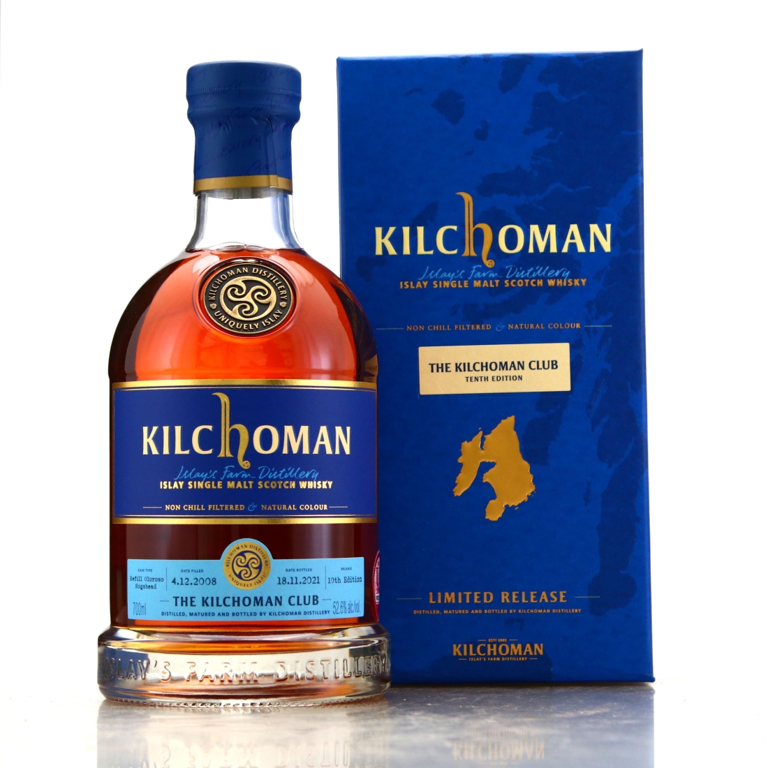 Kilchoman 2008 Small Batch / Kilchoman Club 10th Edition