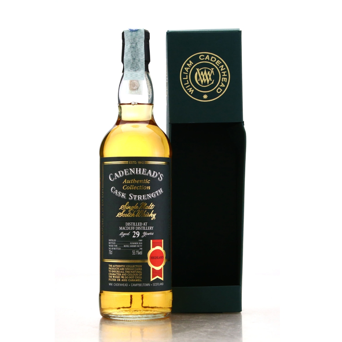Macduff 1989 Cadenhead's 29 Year Old