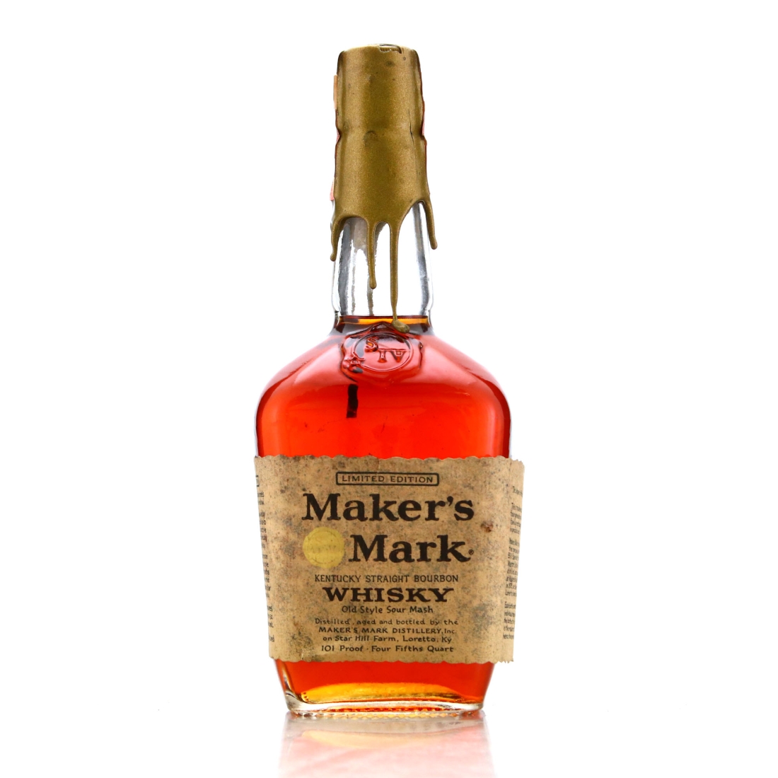 Maker's Mark Gold Label Label Kentucky Straight Bourbon
