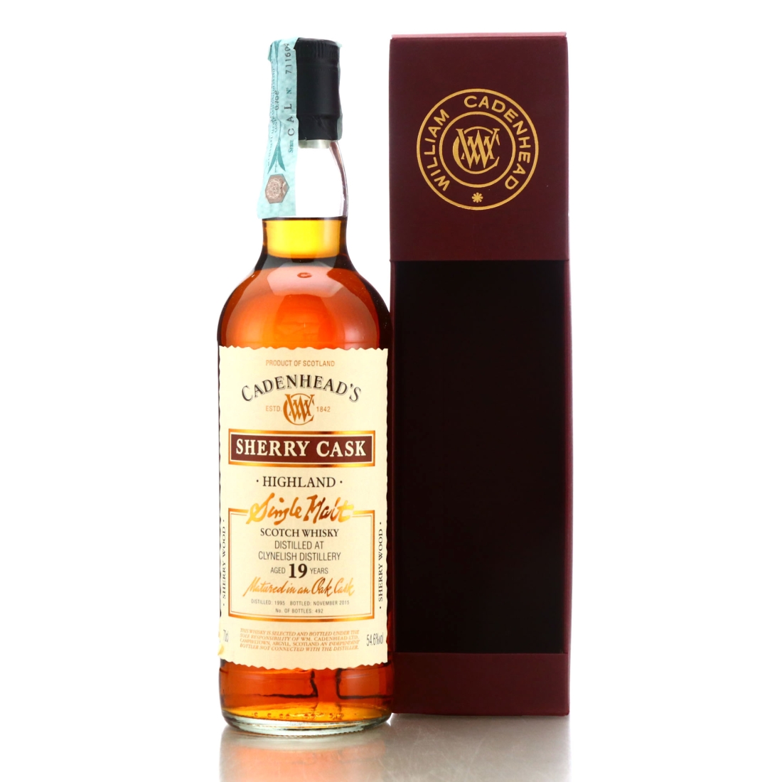 Clynelish 1995 Cadenhead's 19 Year Old Sherry Cask