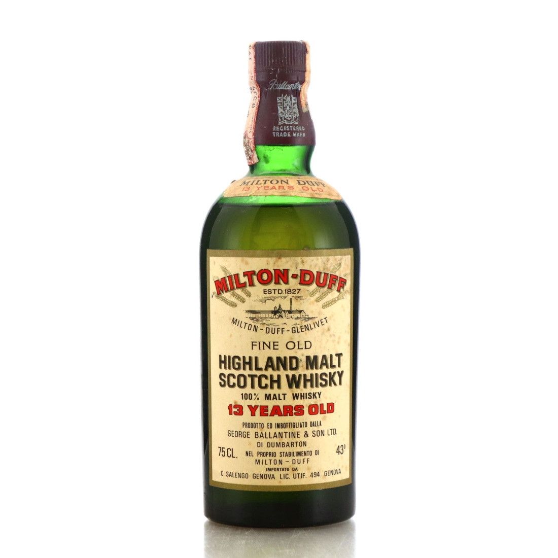 Miltonduff 13 Year Old 1960s / Salengo Import