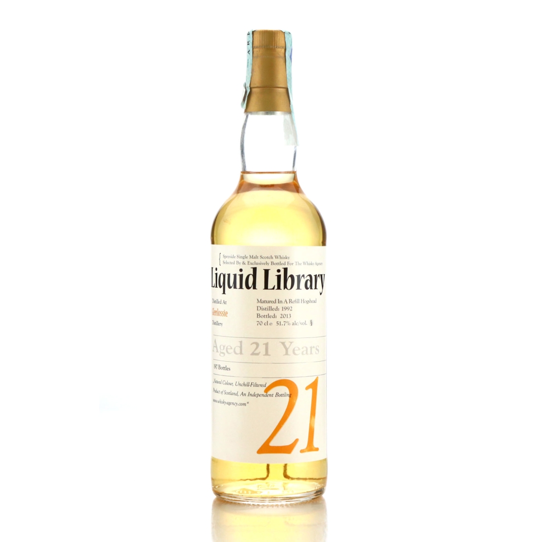 Glenlossie 1992 Liquid Library 21 Year Old