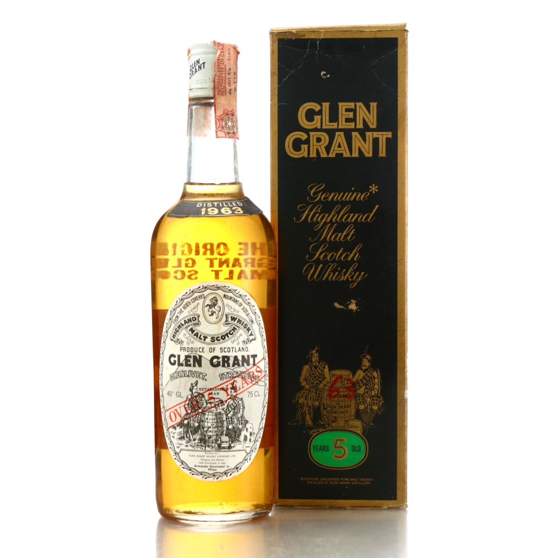 Glen Grant 1963 5 Year Old / Giovinetti Import