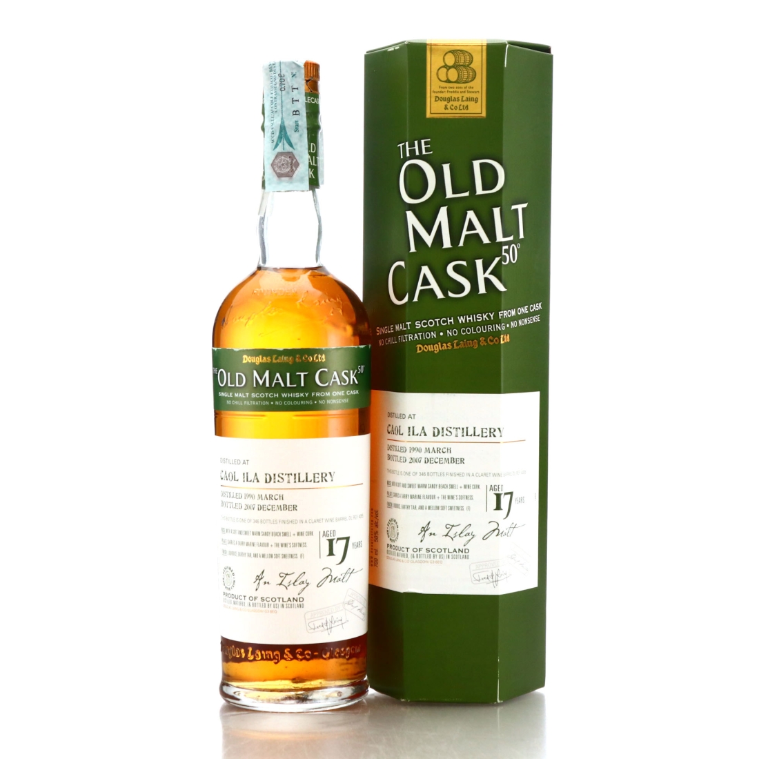 Caol Ila 1990 Douglas Laing 17 Year Old Claret Finish