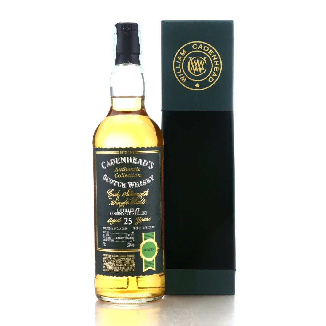 Benrinnes 1988 Cadenhead's 25 Year Old