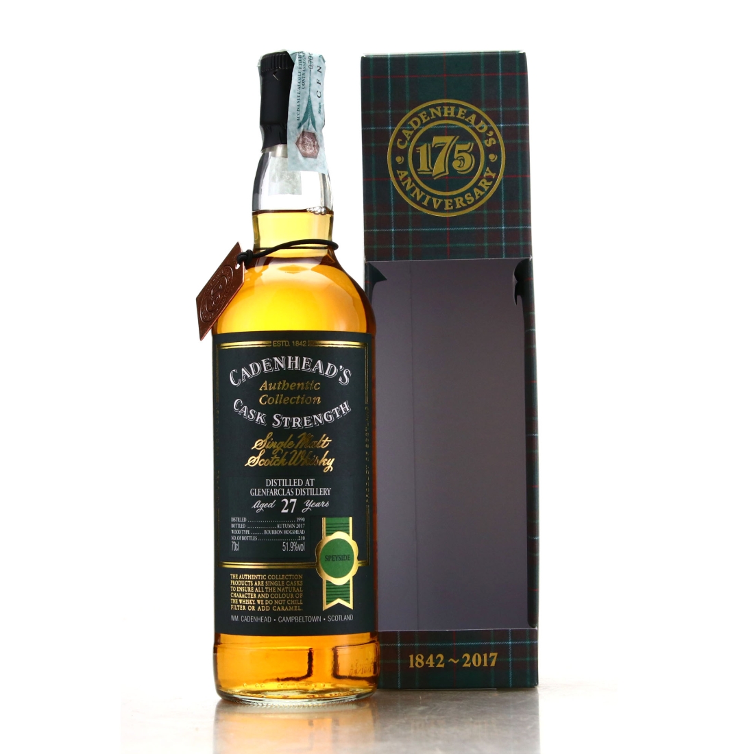 Glenfarclas 1990 Cadenhead's 27 Year Old