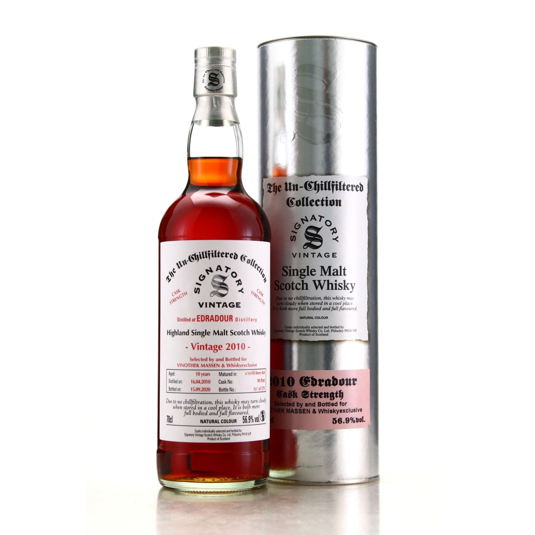 Edradour 2010 Signatory Vintage 10 Year Old / Vinothek Massen & Whiskyexclusive