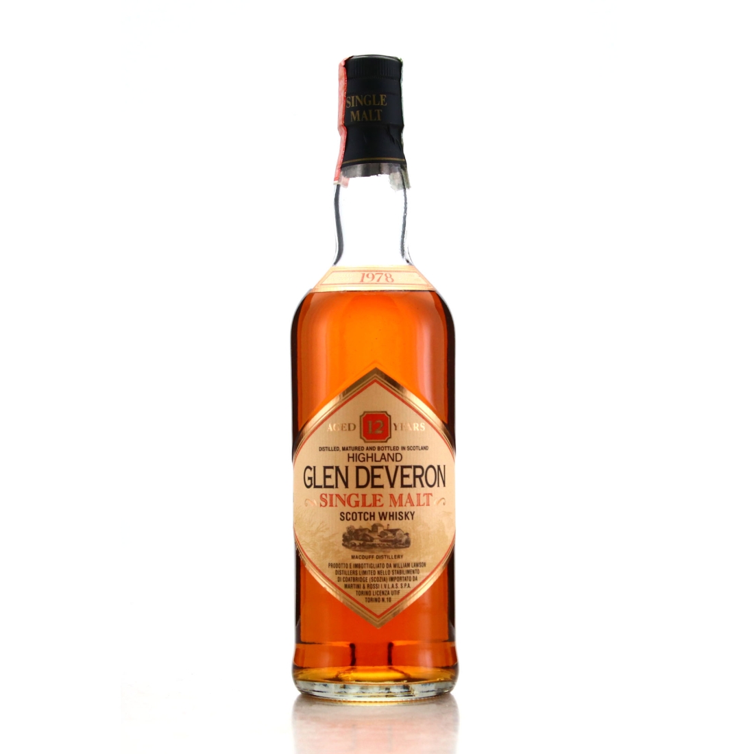 Glen Deveron 1978 12 Year Old / Martini & Rossi Import