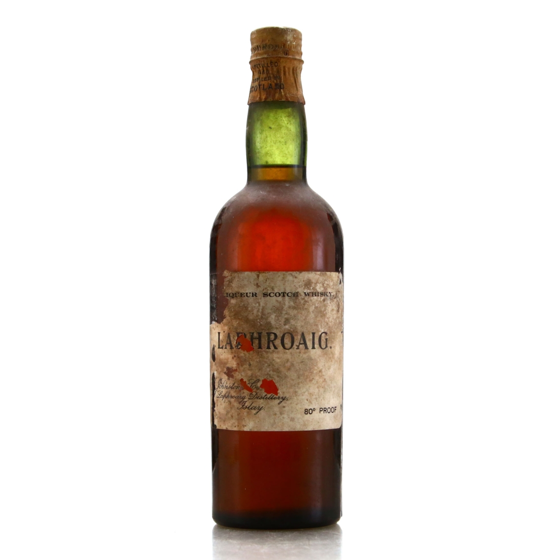 Laphroaig D Johnston and Co circa 1940s