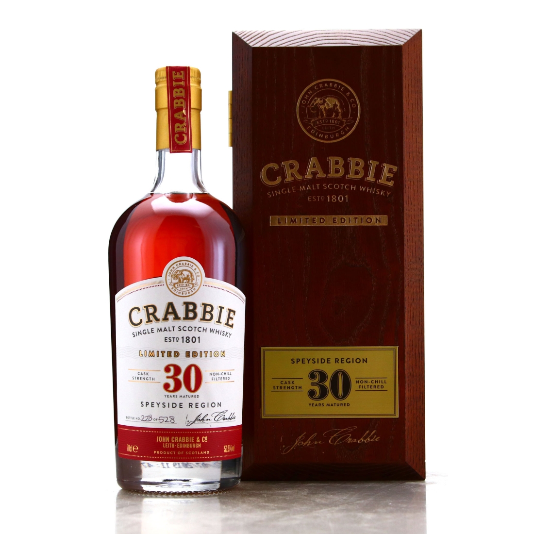 Crabbie 30 Year Old Cask Strength Speyside Single Malt