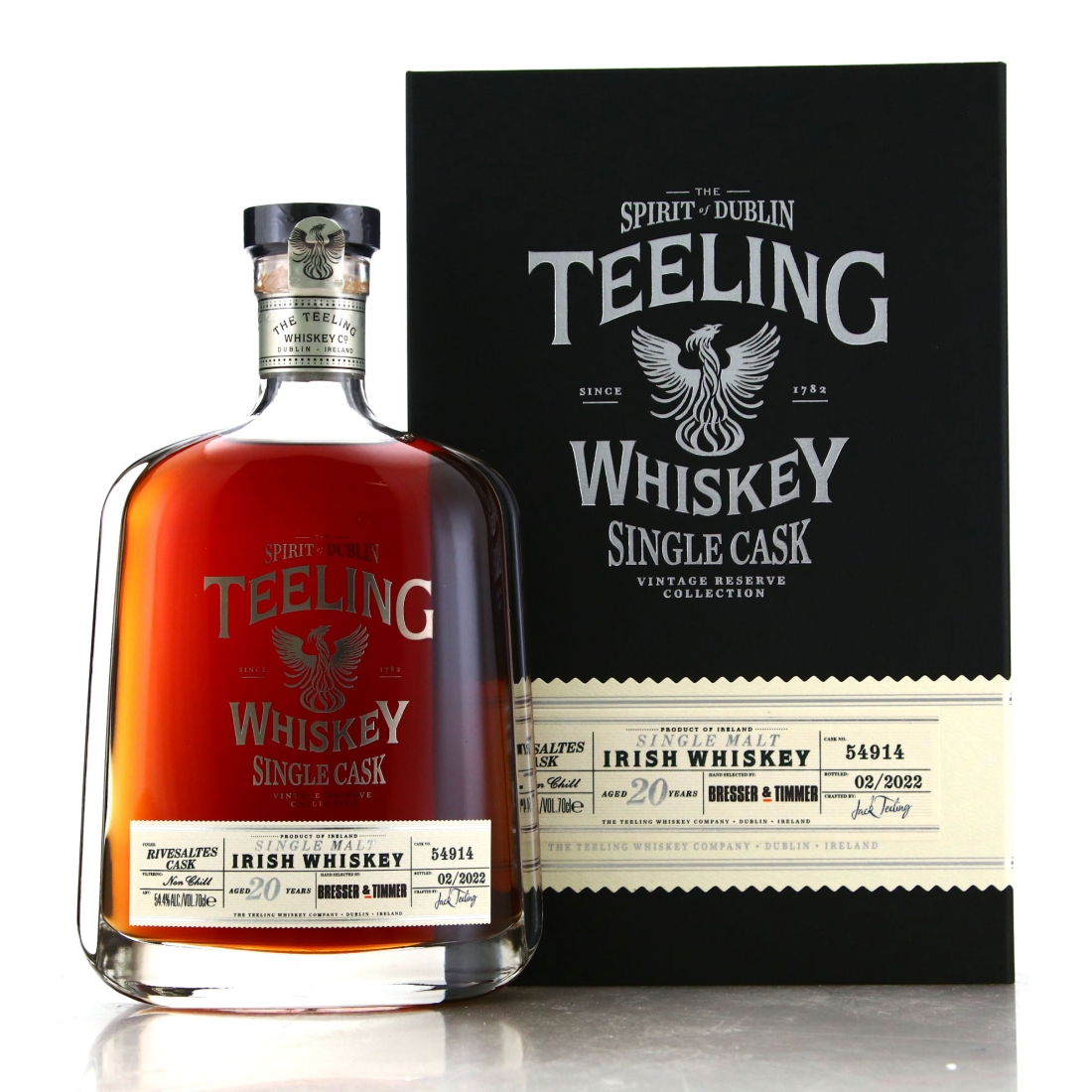 Teeling Whiskey 20 Year Old Single Rivesaltes Cask Finish #54914 / Bresser & Timmer