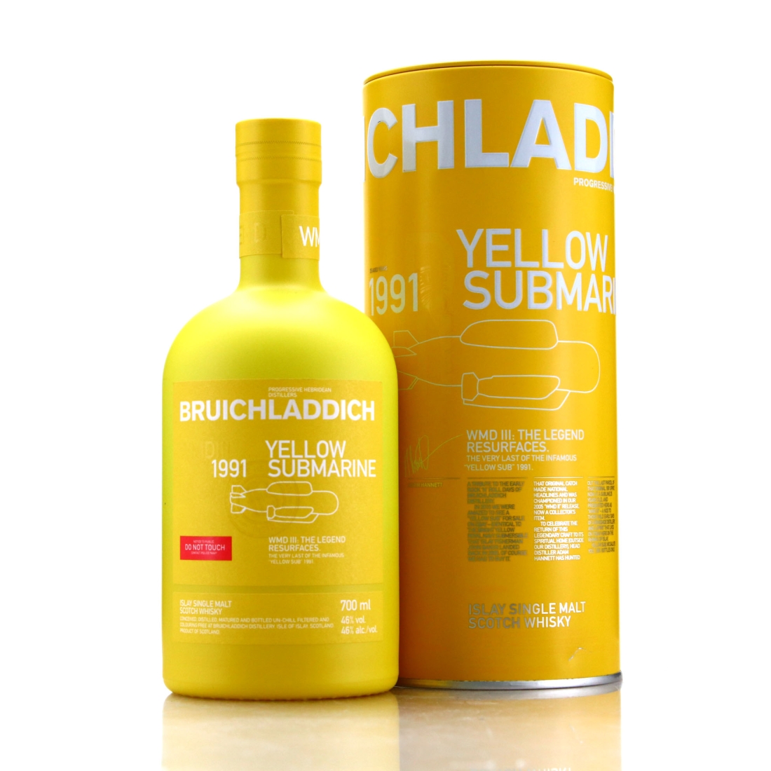 Bruichladdich 1991 Yellow Submarine 25 Year Old / WMD III