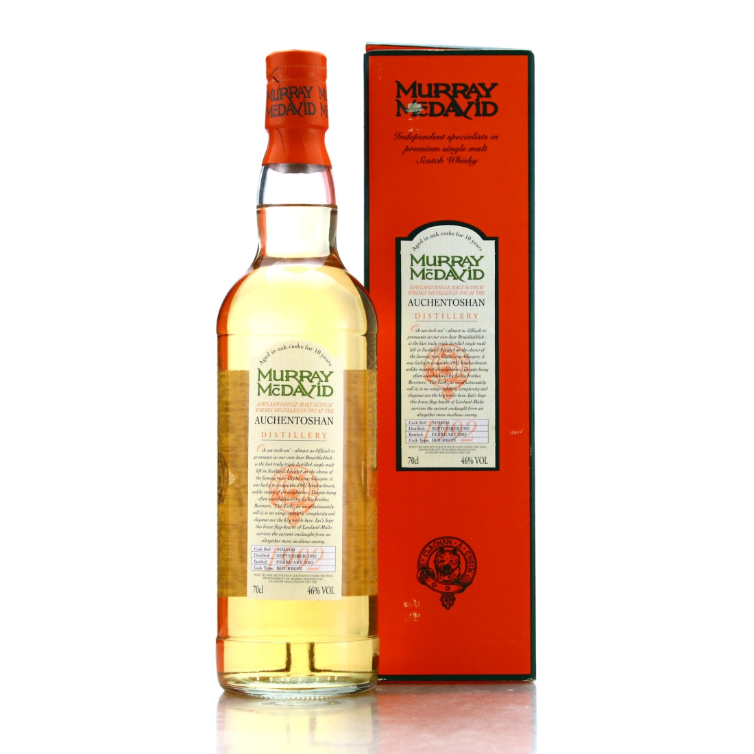 Auchentoshan 1992 Murray McDavid 10 Year Old