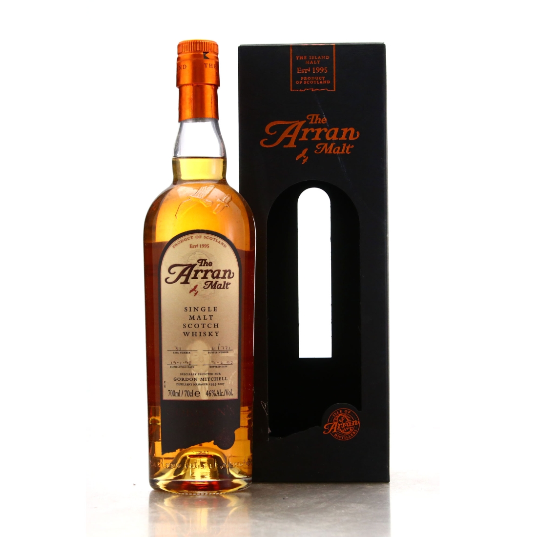 Arran 1998 Single Cask #31 / Gordon's Dram