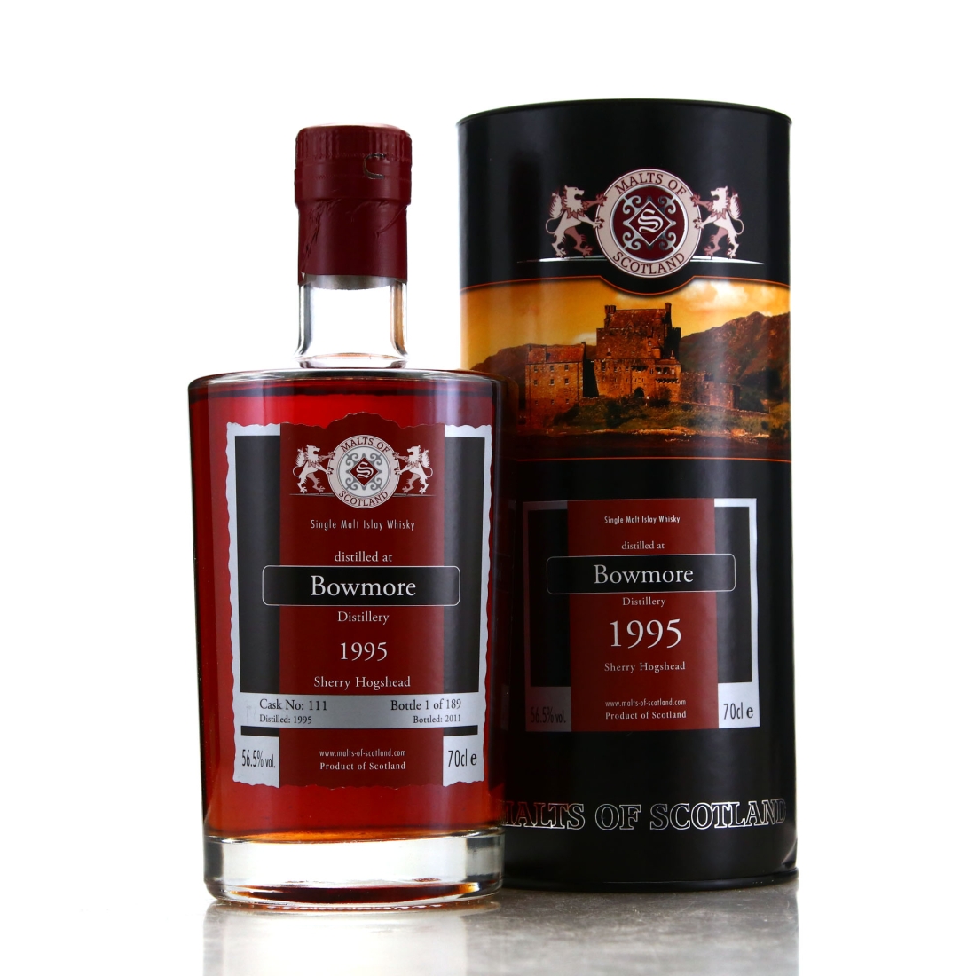 Bowmore 1995 Malts of Scotland Sherry Hogshead