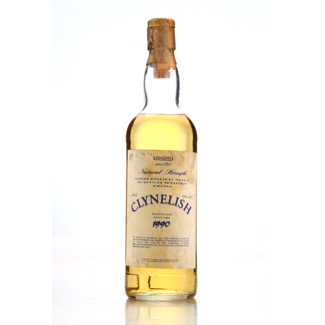 Clynelish 1990 Samaroli / Curved Distillery Label