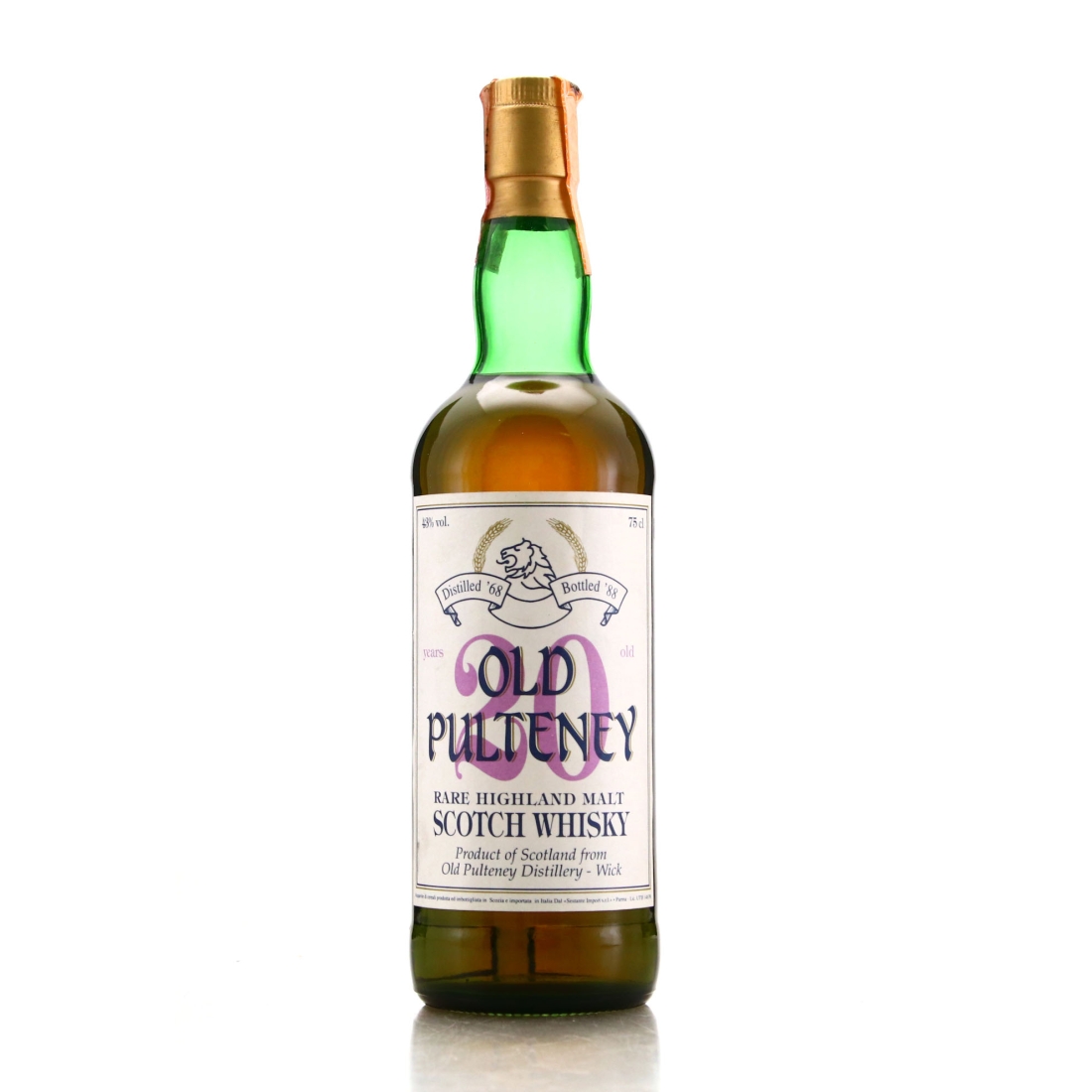 Old Pulteney 1968 Sestante 20 Year Old