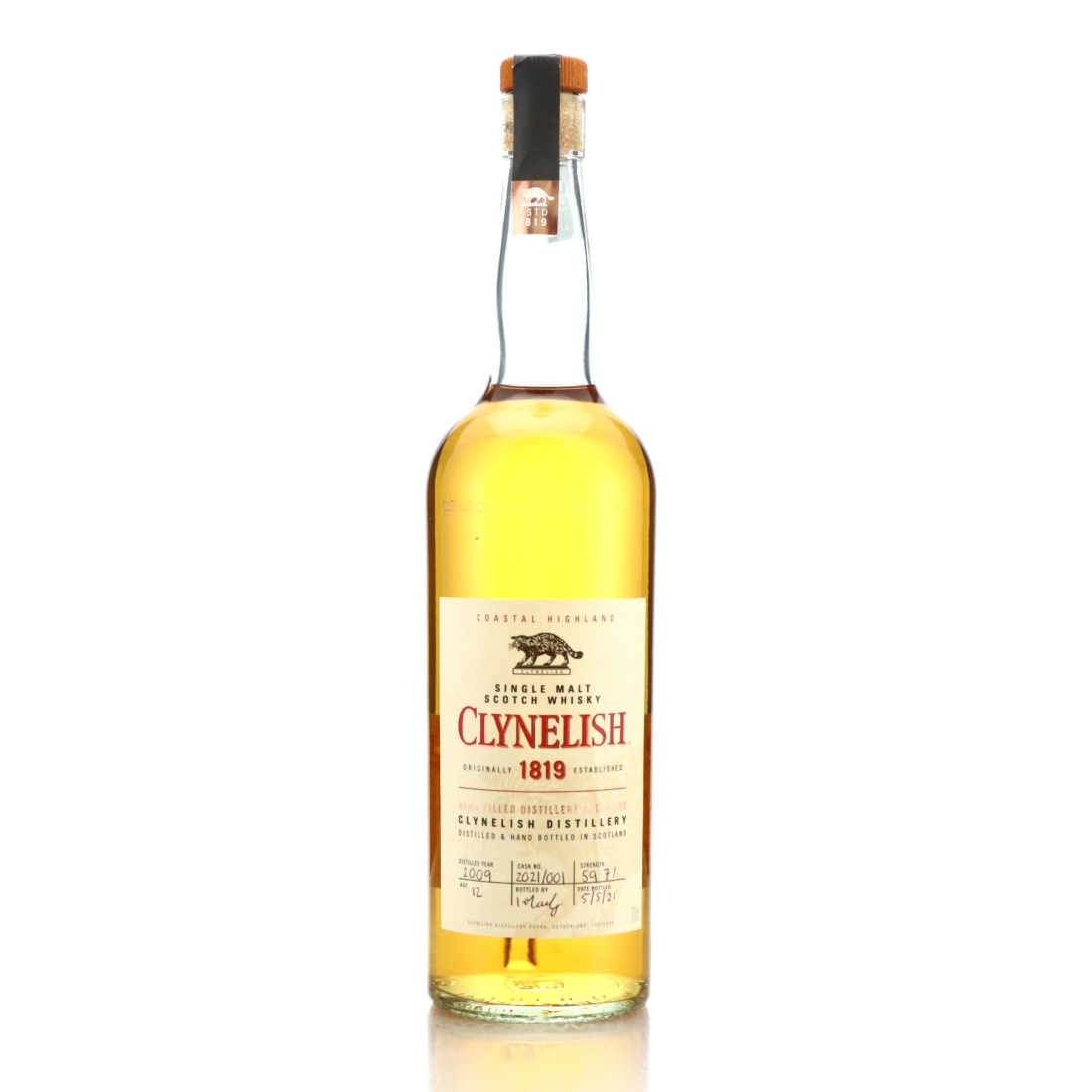 Clynelish 2009 Hand Filled 12 Year Old Batch #2021/001
