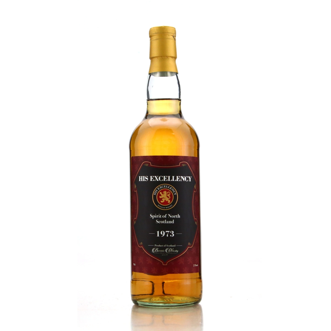 North of Scotland 1973 His Excellency 48 Year Old Spirit of North Scotland