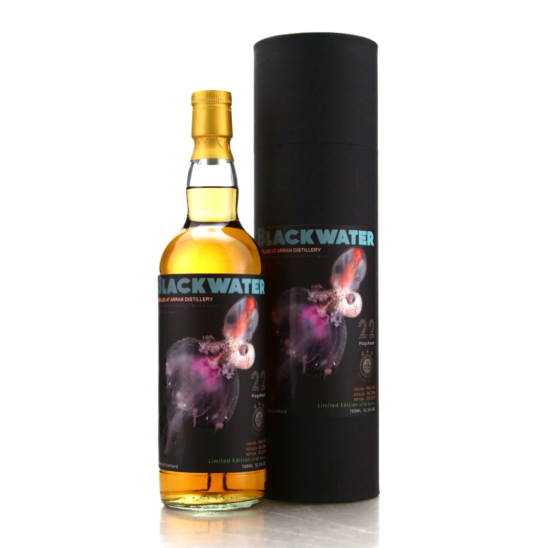 Arran 1996 Whisky Agency 22 Year Old 'Blackwater' / Connoisseur Society