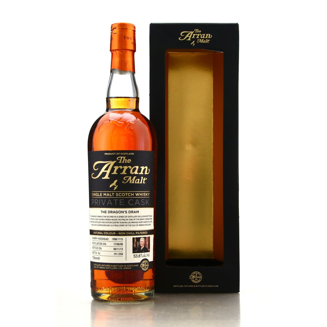 Arran 1998 Single Sherry Cask #1115 / Dragon's Dram