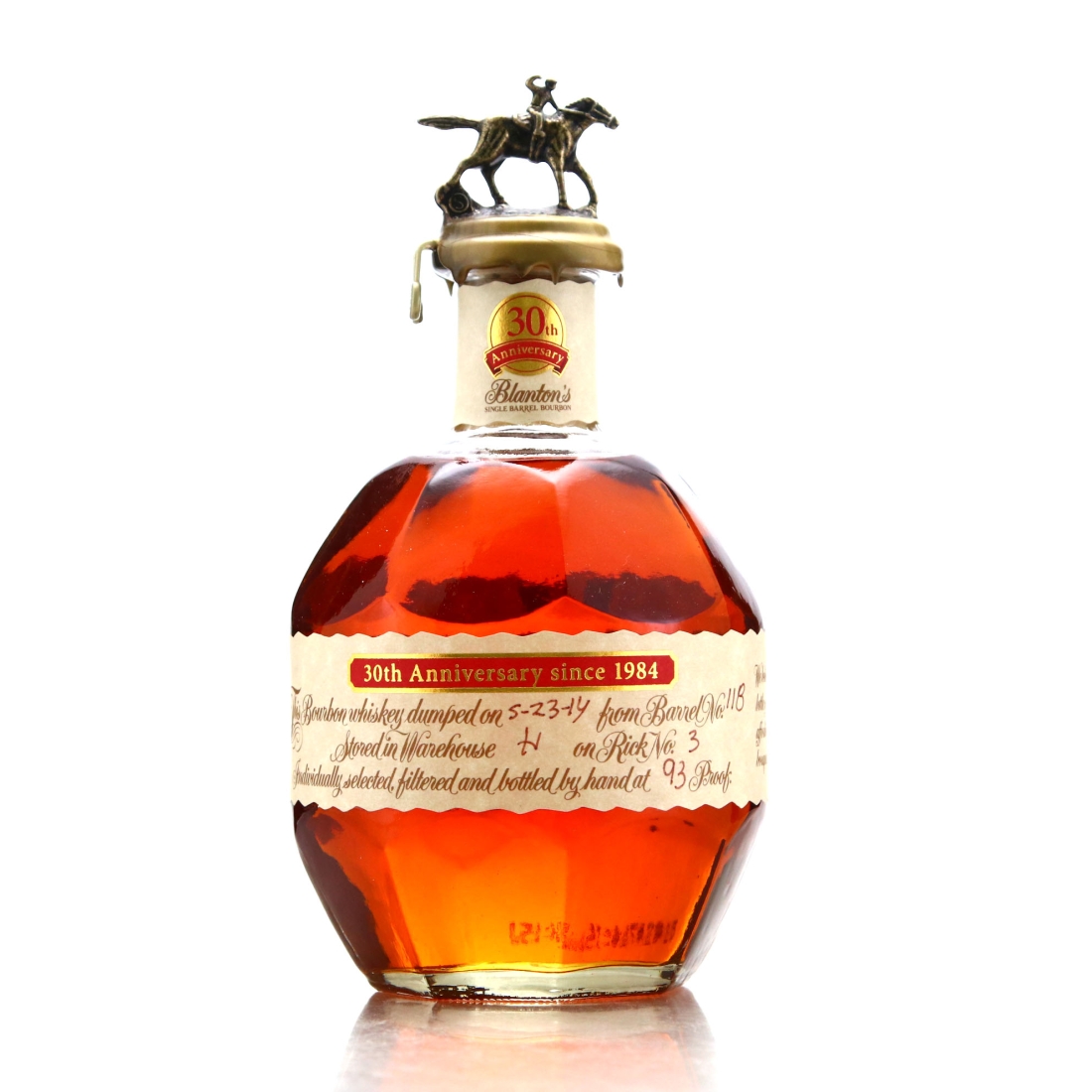 Blanton's Single Barrel 30th Anniversary 2014 / Japanese Import