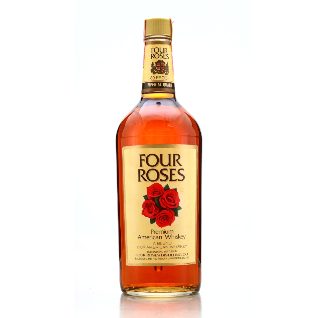 Four Roses Blended Whiskey Quart 1976