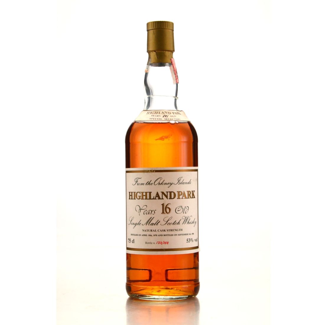 Highland Park 1970 Intertrade 16 Year Old Cask Strength