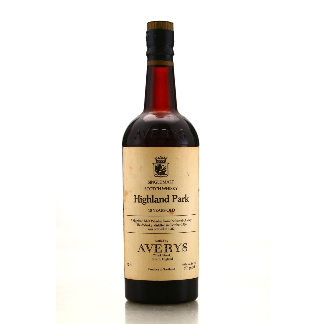 Highland Park 1966 Averys 15 Year Old