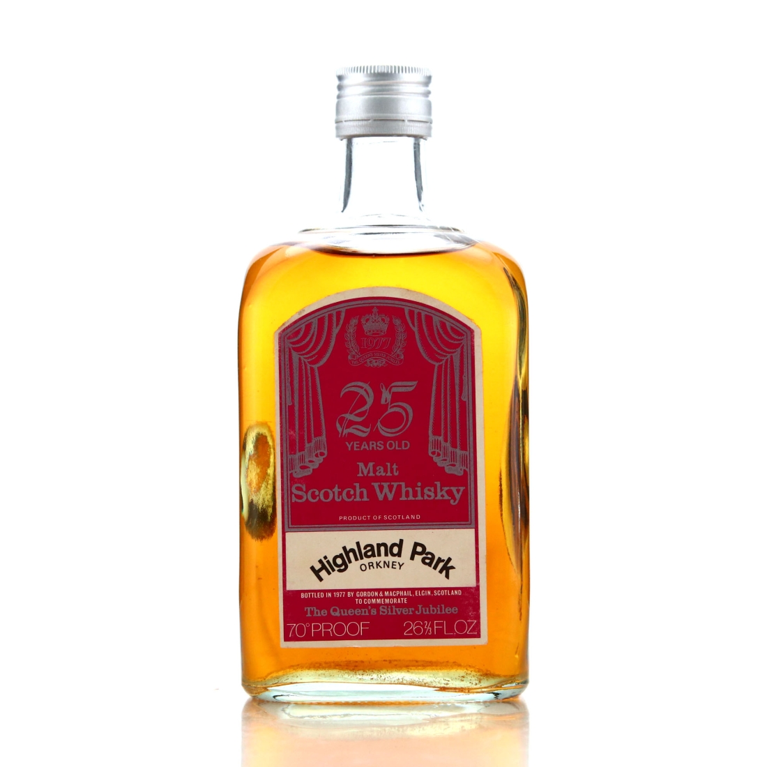 Highland Park 25 Year Old Gordon and MacPhail Queen's Silver Jubilee 1977