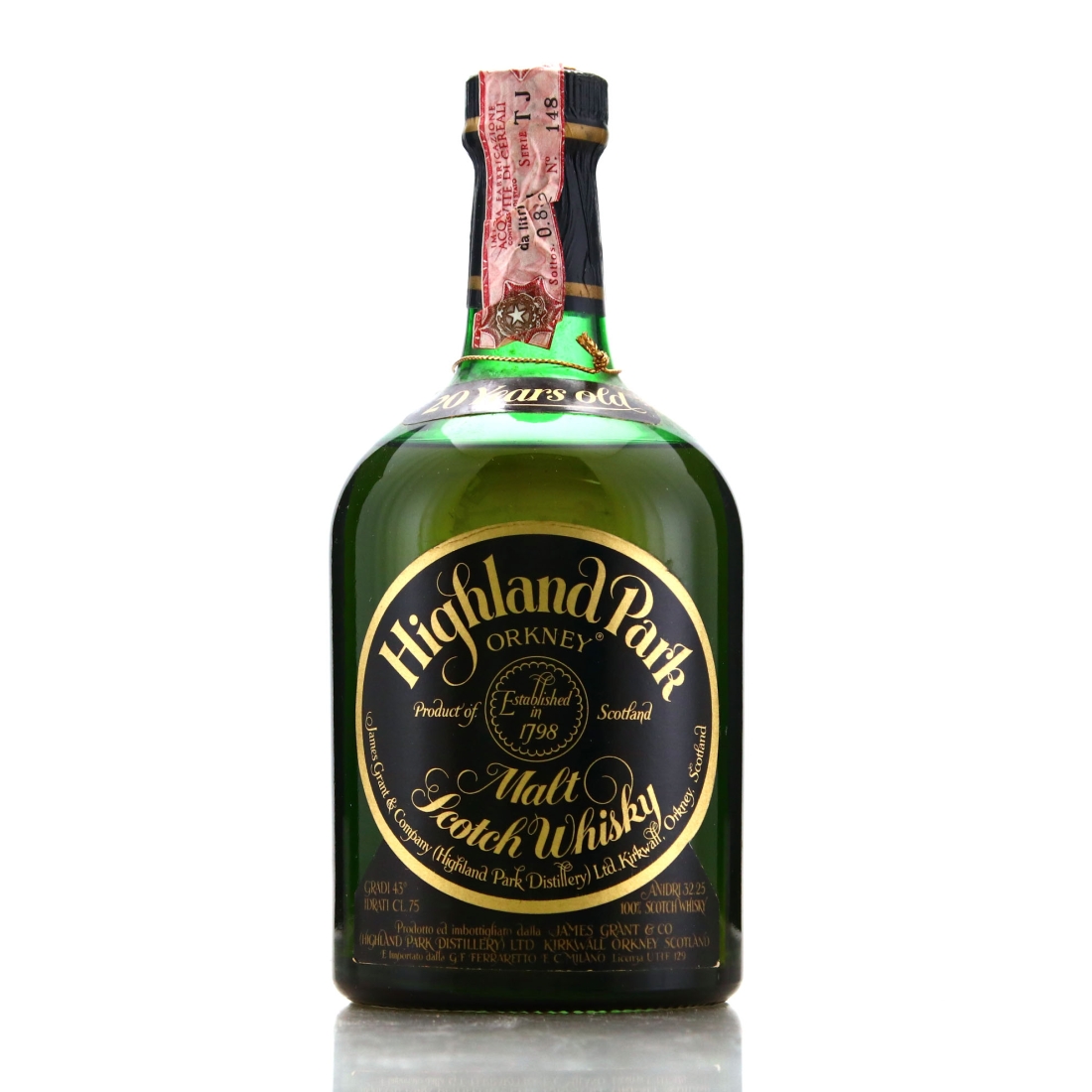 Highland Park 20 Year Old / Ferraretto Import