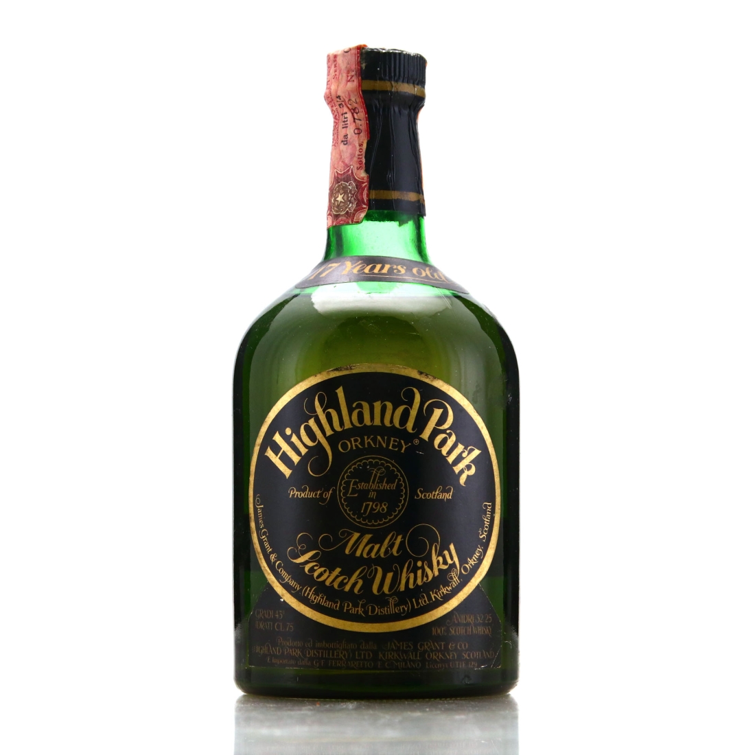 Highland Park 17 Year Old / Ferraretto Import