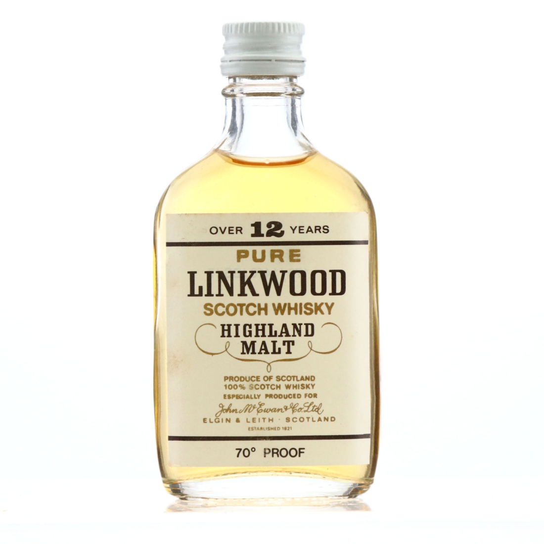 Linkwood 12 Year Old Miniature 1970s