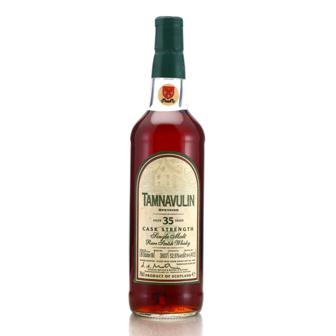 Tamnavulin 1966 Single Sherry Cask 35 Year Old #3807