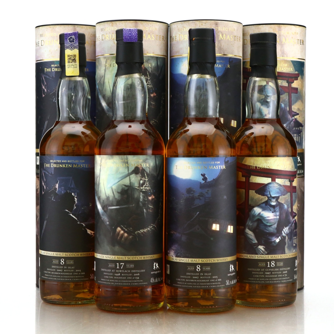 Drunken Master Scotch Whisky 4 x 70cl