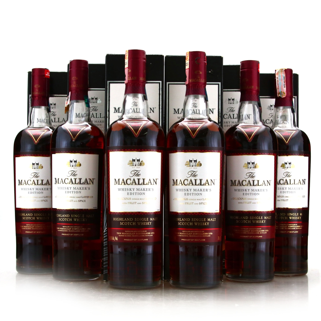 Macallan Whisky Maker's Edition - Nick Veasey Six Pillars Collection 6 x 70cl
