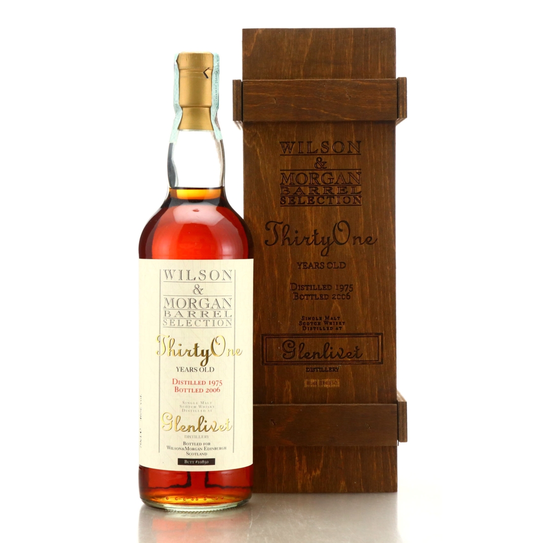Glenlivet 1975 Wilson and Morgan 31 Year Old