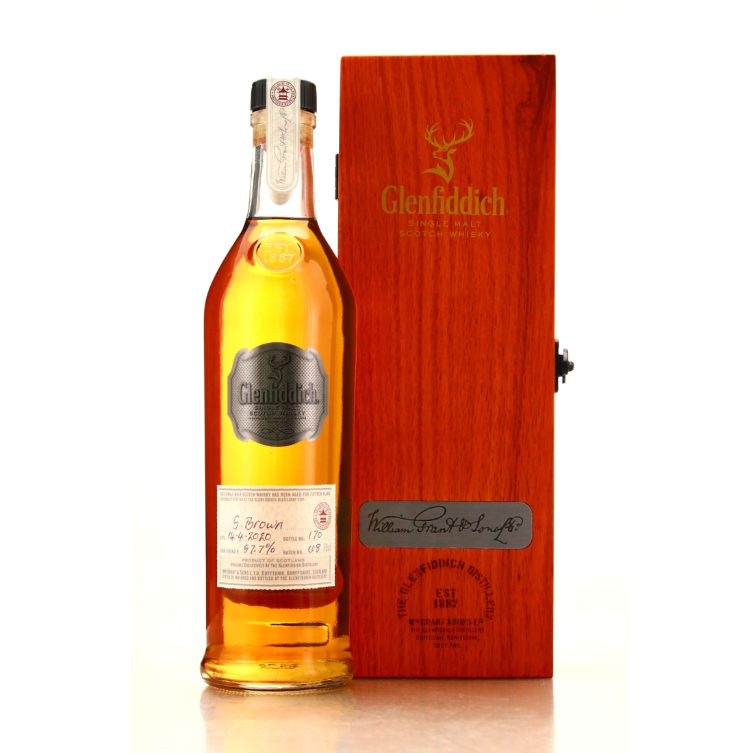 Glenfiddich 15 Year Old Hand Filled Batch #68