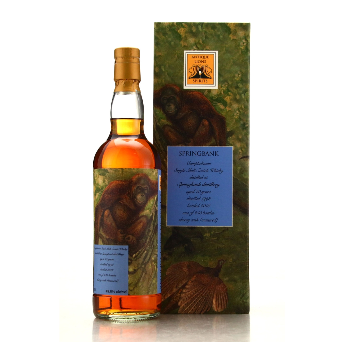 Springbank 1998 Antique Lions 20 Year Old / Savannah