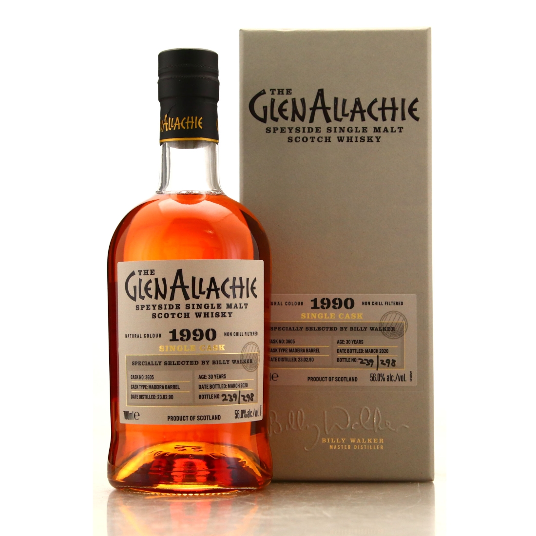 Glenallachie 1990 Single Cask 30 Year Old #3605