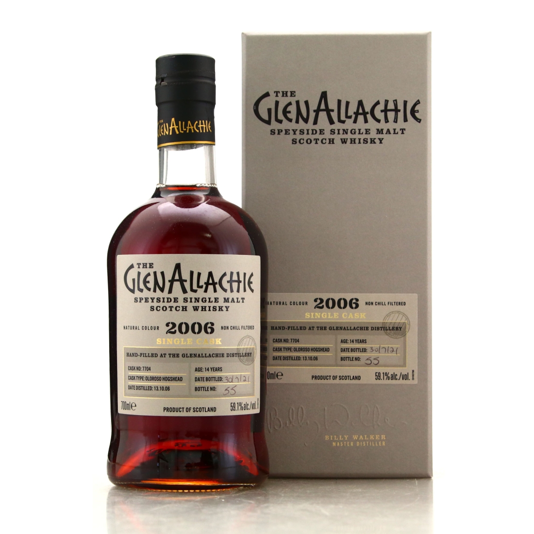 Glenallachie 2006 Single Oloroso Cask 14 Year Old Cask #7704