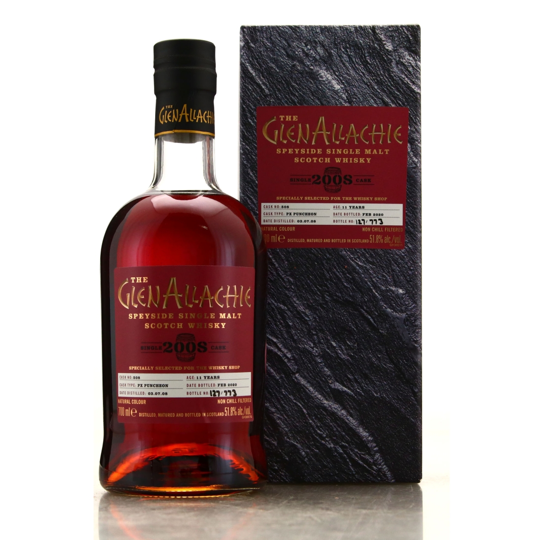 Glenallachie 2008 Single PX Cask 11 Year Old #508 / TWS