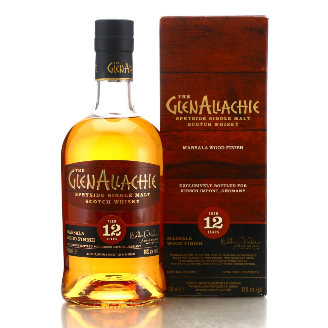 Glenallachie 12 Year Old Marsala Wood Finish / Kirsch Import